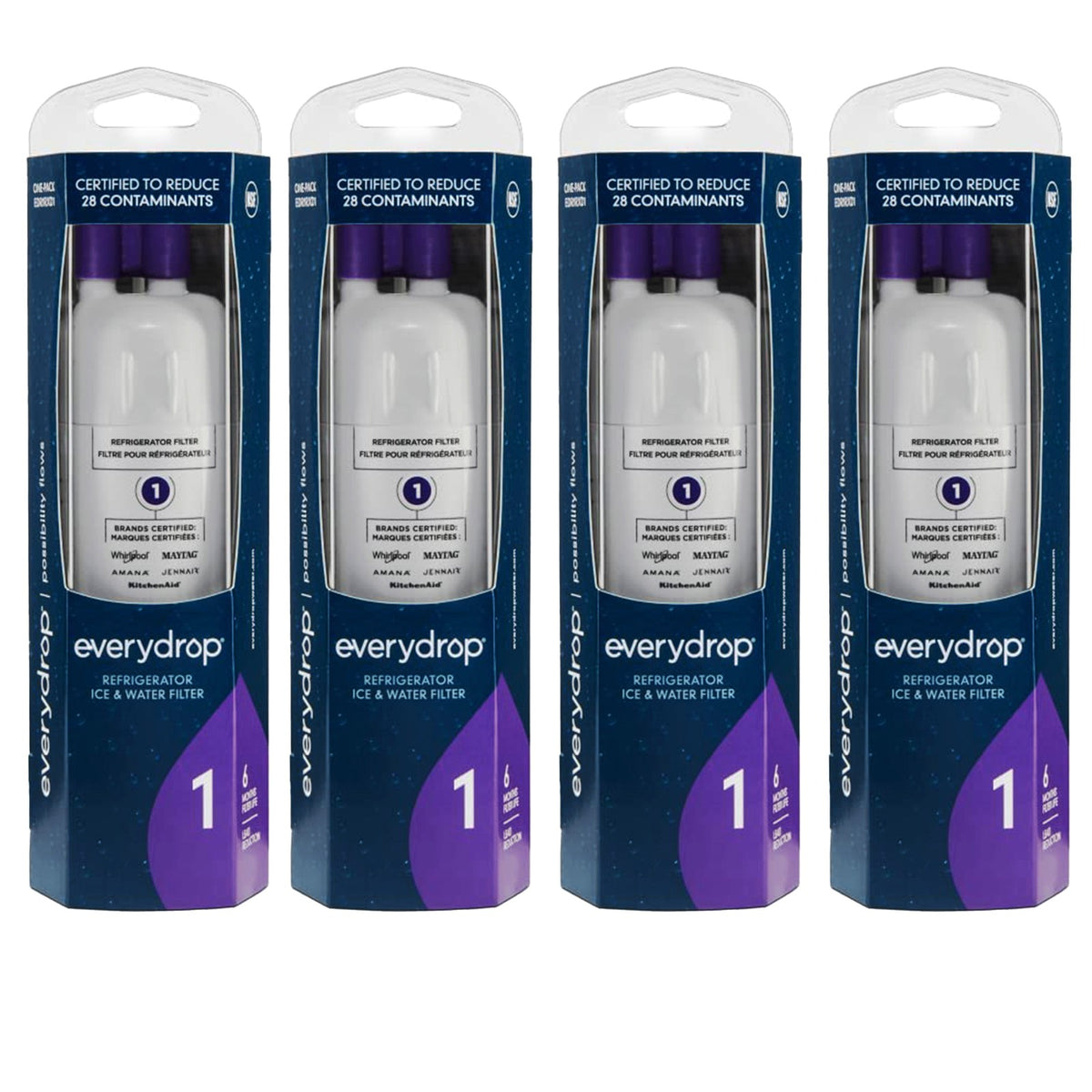 EDR1RXD1 Water Filter 1 Refrigerator Filter, W10295370A