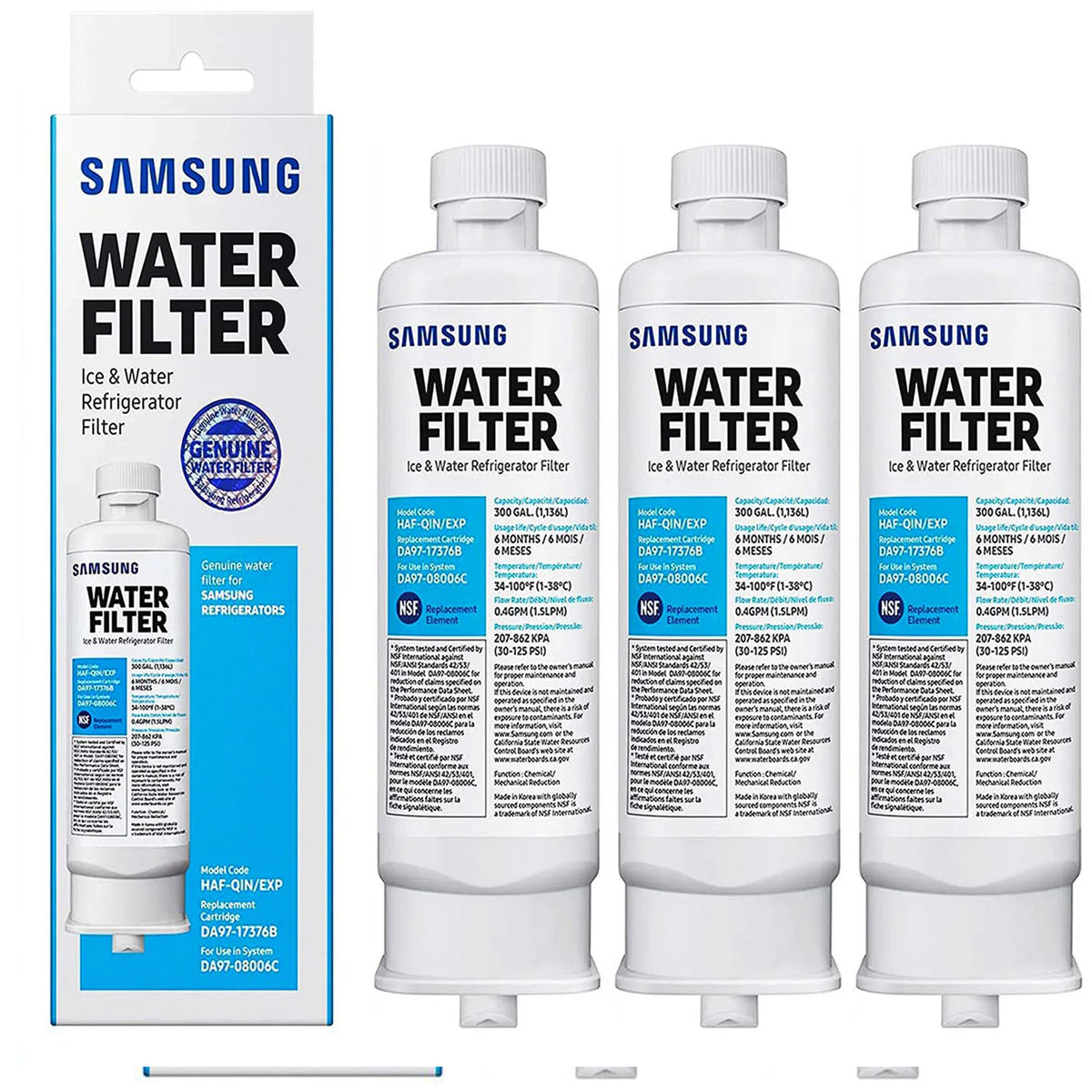 Samsung DA97-17376B HAF-QIN/EXP Refrigerator Water Filter